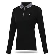 Ưu đãi đặc biệt 2018 mùa thu mới Hàn Quốc mua quần áo golf nữ nửa dây kéo cổ áo tay áo dài golf - Thể thao sau