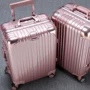 Khung nhôm vạn năng bánh xe trường hợp tăng vàng vali học sinh nam nữ vali mật khẩu hộp 22 24 26 inch vali kéo vải