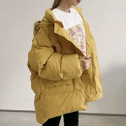 LAZYS đa năng dày sinh viên quần áo cotton cỡ lớn Quần áo phiên bản Hàn Quốc áo khoác cotton rộng rãi quần áo cotton nữ 2018 mới