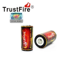 TrustFire Original 18350 с защитной доской 3.7V Зарядка лития ионная батарея 1200 мАч (одна капсула)
