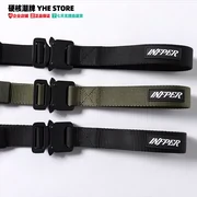 Hardcore thủy triều thương hiệu INFPER ba màu chiến thuật kim loại khóa thắt lưng vải quân sự đa chức năng phù hợp với quần yếm vành đai - Thắt lưng
