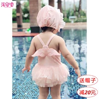 Đồ bơi bé gái 2-3 tuổi Công chúa dễ thương phiên bản Hàn Quốc Đồ bơi bé gái 1-6 Váy bé gái Hàn Quốc - Đồ bơi trẻ em cửa hàng quần áo trẻ em