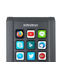 Интеллектуальная программируемая консоль Infinitton с клавиатурой и 15 клавишами, прямая трансляция игр.