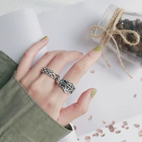 Ретро трендовое кольцо, 2019, японские и корейские, простой и элегантный дизайн, в стиле панк, на указательный палец
