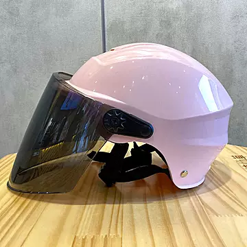 摩托车头盔女夏季头盔男夏季电动车头盔女
