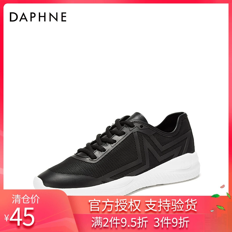 Daphne  Daphne giày mùa xuân mới của phụ nữ ren-up thể thao giày đơn phụ nữ giày cao cổ thấp 1018101026 - Giày cắt thấp