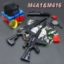 M416 súng nổ nước súng bé trai đồ chơi súng Jedi để ăn thịt gà sống 98k phí mô phỏng lấy tay đồ chơi cho trẻ 2 tuổi
