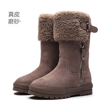 高端精制 秋冬  高帮 保暖 棉靴 女靴 WZ18-D8585-6DP290