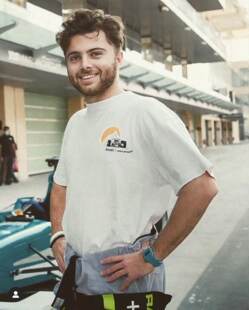 Совместная футболка Rhude / McLaren F1 Формула, классика, цветочный рисунок, круглый вырез, свободная, коротким рукавом
