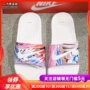 Dép Nike nữ 2019 hè mới thể thao và giải trí giày đi biển sandal hoa một chữ 618919-113 - Dép thể thao dép adidas