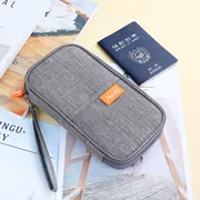 Gói hộ chiếu đa chức năng Phiên bản tiếng Hàn của gói ID mới túi lưu trữ đồng xu du lịch ví đựng thẻ hộ chiếu không thấm nước - Túi thông tin xác thực