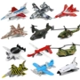 Máy bay hợp kim mô hình đồ chơi máy bay trực thăng MiG-29 máy bay chiến đấu V22 Máy bay vận chuyển Osprey mô phỏng đồ chơi trẻ em - Chế độ tĩnh đồ chơi trẻ em giá rẻ