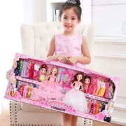 Thời trang 乖乖 set box play house Barbie tủ quần áo búp bê đồ chơi mô phỏng công chúa giải trí - Búp bê / Phụ kiện