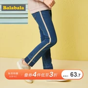 Quần bé gái Balla Quần mùa thu 2019 Quần trẻ em mới Quần legging Nữ Big Boy Jeans Tide - Quần jean