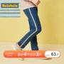 Quần bé gái Balla Quần mùa thu 2019 Quần trẻ em mới Quần legging Nữ Big Boy Jeans Tide - Quần jean kinh doanh quần áo trẻ em