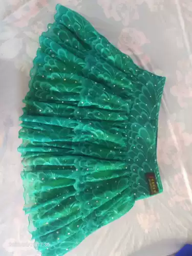 Осенняя зеленая кружевная юбка, кружевное платье