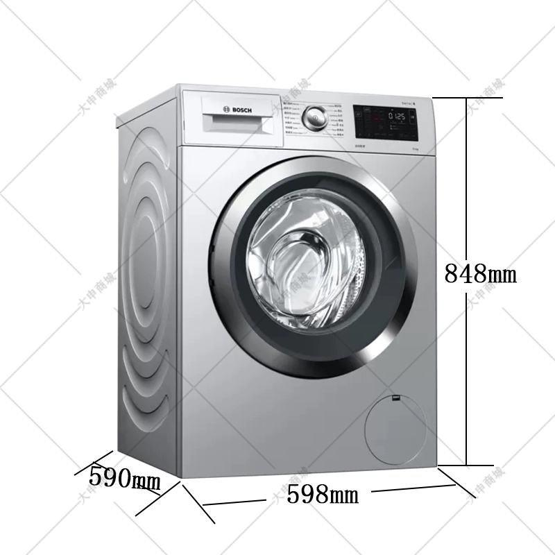 Bosch  Bosch WAR28568LW Máy giặt lồng giặt biến tần 10kg công suất lớn giặt áo khoác - May giặt