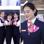 2019 Camry China Unicom Unicom Nhân viên bán hàng Quần áo bảo hộ lao động Chuyên nghiệp Đồng phục nữ mùa thu và tay dài - Bộ đồ