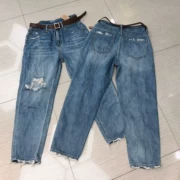 Mùa hè 2019 quần mới của phụ nữ hoang dã Thời trang phiên bản Hàn Quốc của quần lọt khe giảm béo mặc quần jeans - Quần jean