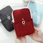 Du lịch túi xách tay lưu trữ kỹ thuật số di động Hàn Quốc đĩa cứng di động đa chức năng điện thoại di động sạc kho báu hoàn thiện gói cáp tai nghe - Lưu trữ cho sản phẩm kỹ thuật số