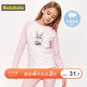 Áo sơ mi trẻ em Balla Balla mùa xuân 2019 áo sơ mi trẻ em lớn mới Áo thun cotton dài tay - Áo thun