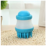 Mới tắm thú cưng bàn chải massage chó mèo làm đẹp cung cấp silicone lược tắm vật nuôi - Cat / Dog Beauty & Cleaning Supplies