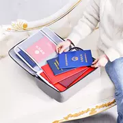 Chủ thẻ Phiên bản tiếng Hàn của thư mục hộ chiếu du lịch Thẻ ID túi lưu trữ tập tin xiên phụ nữ mang thai kéo thanh đặt với lắc - Túi thông tin xác thực