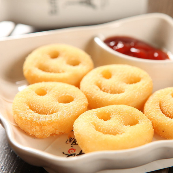 Маккан улыбка сладкий картофель счастливый Картофельный торт картофельный торт картофель фри Жареный замороженный хрустящий картофельный торт полуфабрикаты 1.5 кг