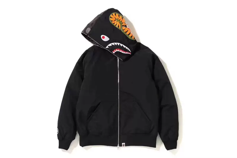 Camouflage black shark, down jacket, 2018, (Physicals)