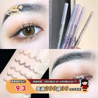 Flortte, двусторонний трехмерный водостойкий карандаш для бровей, не стирается