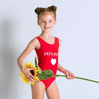 Trẻ em một mảnh áo tắm cô gái Xiêm đào tạo chuyên nghiệp tam giác học sinh cô gái học bơi - Đồ bơi trẻ em đồ bơi cho bé trai