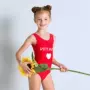 Trẻ em một mảnh áo tắm cô gái Xiêm đào tạo chuyên nghiệp tam giác học sinh cô gái học bơi - Đồ bơi trẻ em đồ bơi cho bé trai
