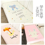 Cartoon bao gồm khăn bông 100% cotton phi huỳnh quang đại lý 1,2 triệu mét Single bed đáng yêu ký túc xá con khăn trải giường - Khăn trải giường