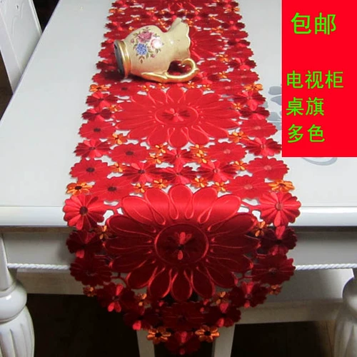 INS Web Coffee столик ткань телевизионный стол красный стол для стола свадьба свадьба, праздничный китайский стол, новогодние ткани Light Luxury