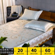 Phong cách châu Âu ren băng lụa mat ba mảnh Chuangbao Ruanxi trẻ em dưới 1,5 m 1,8 m máy lạnh trong mùa hè ngủ mat trang bị style sheet - Trang bị Covers