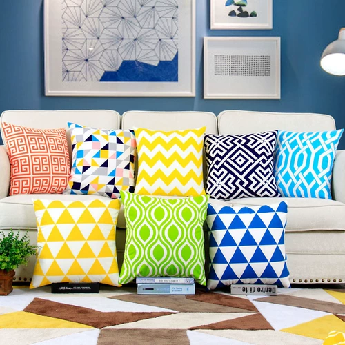 Двусторонная современная и минималистичная подушка, диван, наволочка, делается под заказ