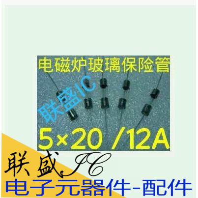 [Liansheng IC] リード付き電磁調理器ガラスヒューズ 5X20 10A ヒューズ 5*20 今