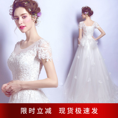taobao agent Elegant wedding dress for princess for bride, open shoulders