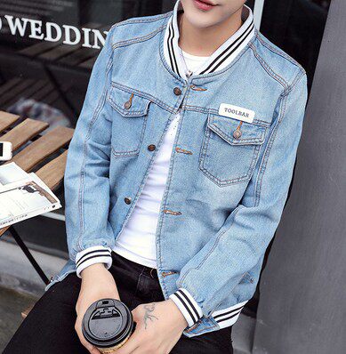 Купить Spring men's Denim Jacket Men 