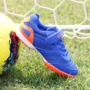2019 mới lưới vải giày bóng đá thoáng khí nam và nữ giày thể thao trẻ em TF gãy móng nhân tạo thi đấu đào tạo cỏ - Giày bóng đá giày đá bóng