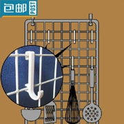 Nhật Bản KM Lưới Hook Đồ dùng nhà bếp Mini Phụ kiện Móc Mini Hook Lưới Hook 12 Gói - Phòng bếp