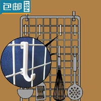 Nhật Bản KM Lưới Hook Đồ dùng nhà bếp Mini Phụ kiện Móc Mini Hook Lưới Hook 12 Gói - Phòng bếp nồi