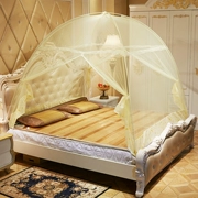 Mới lắp đặt miễn phí lưới chống muỗi yurt 1.8 giường đôi khung nhà công chúa gió 1,5 m ký túc xá sinh viên - Lưới chống muỗi