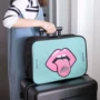 Lama du lịch ba lô xe đẩy hành lý nữ túi du lịch khoảng cách ngắn dung lượng lớn không thấm nước lưu trữ túi nhẹ - Vali du lịch vali khung nhôm