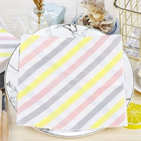 Цветовая печать бумажные полотенца цветовые салфетки с лапшой ткани