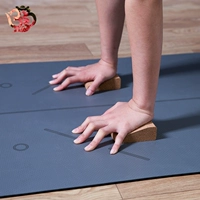 Йогатанская рука наклонная доска йога -наклонная доска Корк -кирпичный профессионал айянггер йога вспомогательные ручные кирпичи интегрированные формово