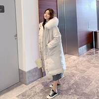 Áo chống mưa cho nữ dài phần 2019 mùa đông phiên bản mới của Hàn Quốc áo cotton dày buông lỏng sinh viên - Bông áo khoác nữ hàn quốc