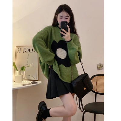 taobao agent Design colored demi-season sweater, knitted top, plus size, trend of season, 2023 collection, fitted