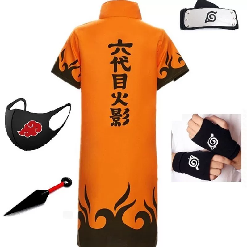 [Наруто Shippuden cosplay плащ 4-го и 6-го Хокаге плащ]