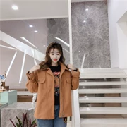 Mùa thu đông 2018 áo khoác len nữ phổ biến mới phiên bản Hàn Quốc của chiếc áo len tự chế phong cách He Ben áo len nhỏ cá tính - Áo Hàn Quốc